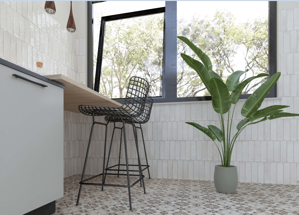 Dove Blanco - Aztec Tiles