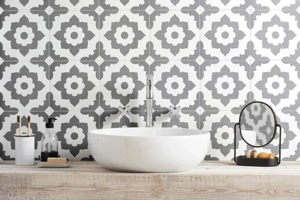 Bert & May Porcelain Black Santona - Aztec Tiles