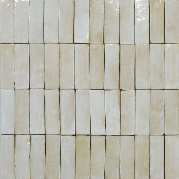 Medina Cloudy White Zellige Rectangle - Aztec Tiles