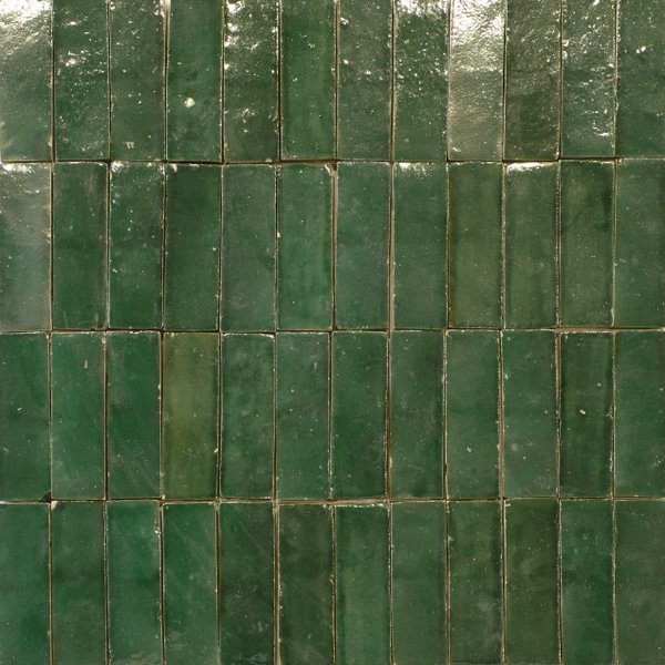 Medina Moss Green Zellige Rectangle - Aztec Tiles