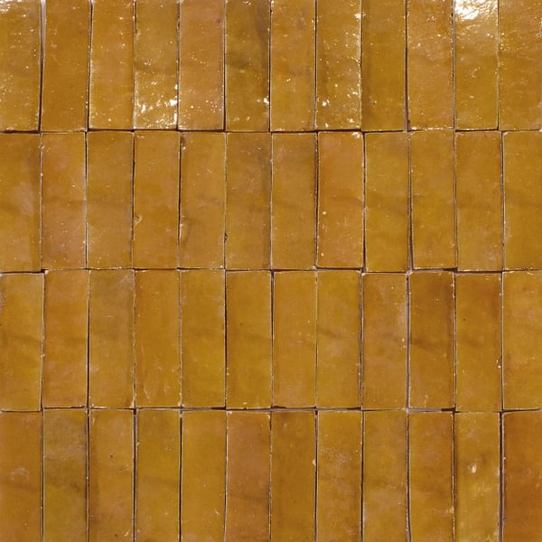 Medina Ochre Zellige Rectangle - Aztec Tiles