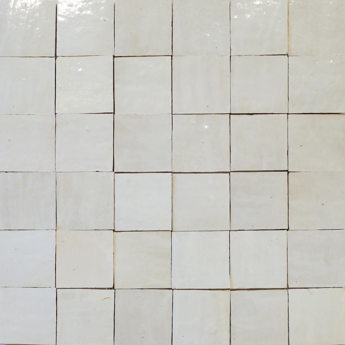 Medina Pure White Zellige Square - Aztec Tiles