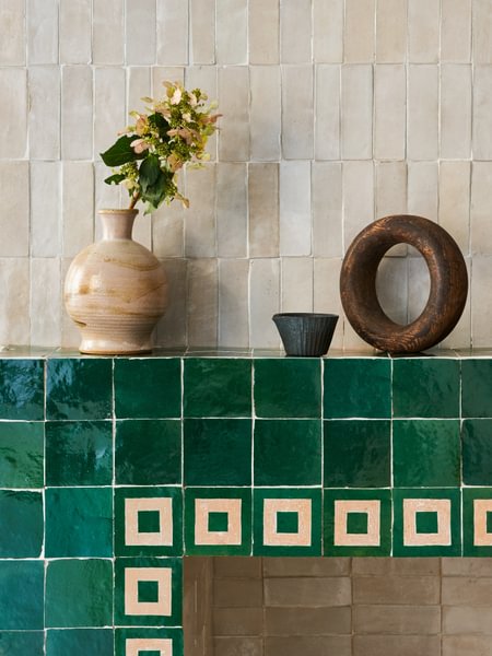 Medina Moss Green Porton - Aztec Tiles