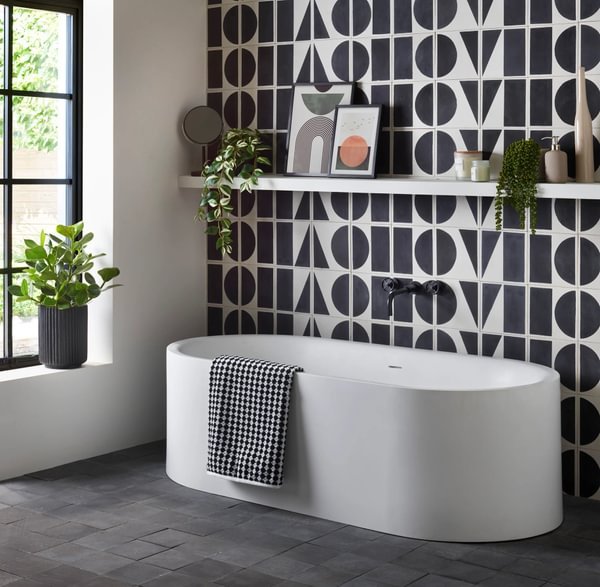 Bert & May Porcelain Split Shift Old Iron - Aztec Tiles