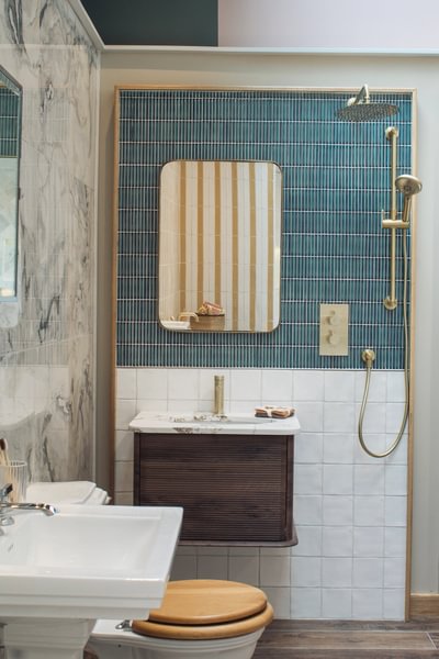 Copenhagen Kit Kat Mosaic Blue - Aztec Tiles
