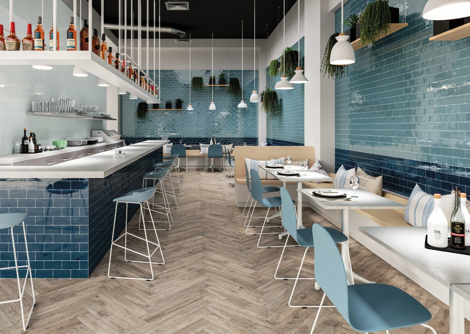Classica Aqua Brillo - Aztec Tiles