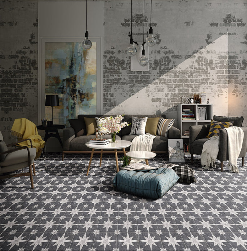 Compass Black - Aztec Tiles