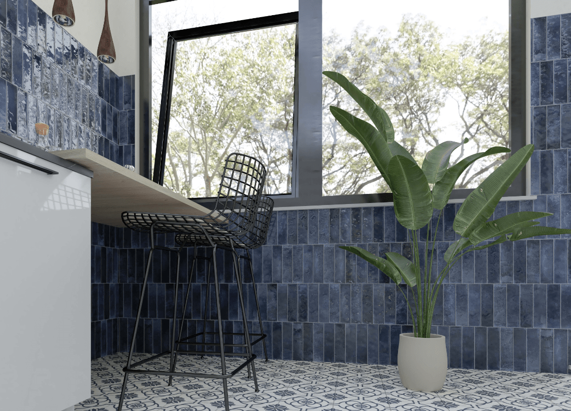 Dove Aqua - Aztec Tiles