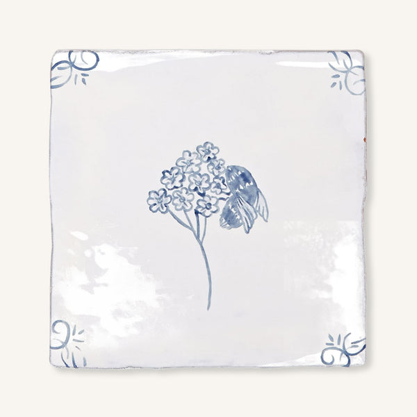 English Delft Bee – Aztec Tiles