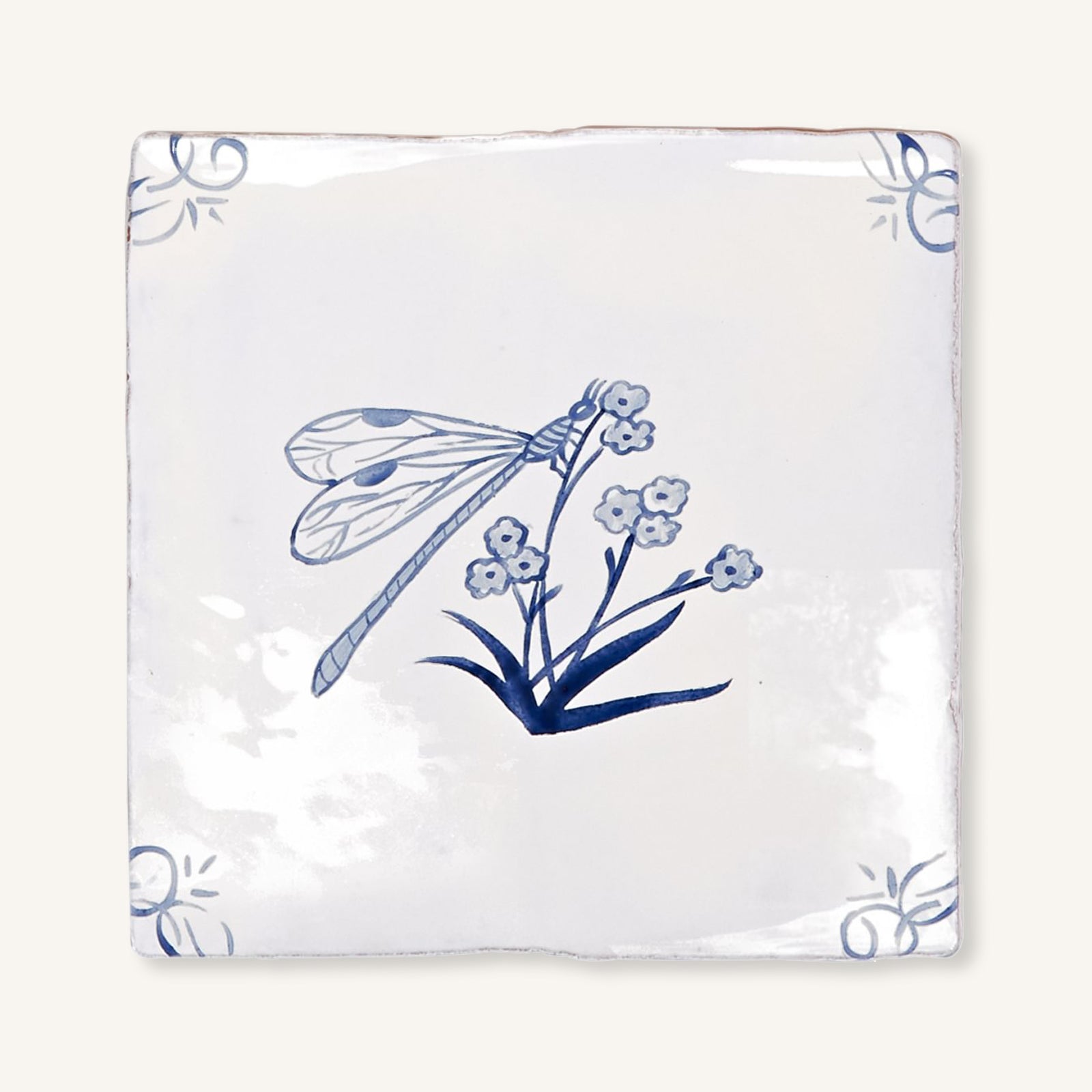English Delft Dragonfly - Aztec Tiles