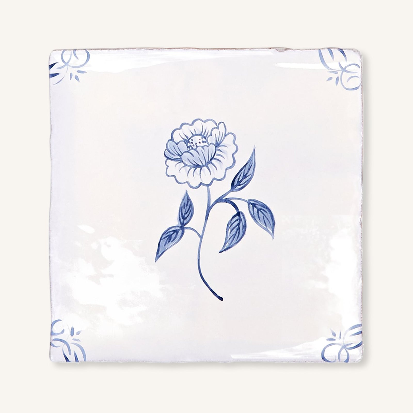 English Delft Peony - Aztec Tiles