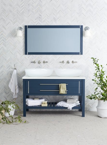 East Hampton Chevron Mosaic - Aztec Tiles