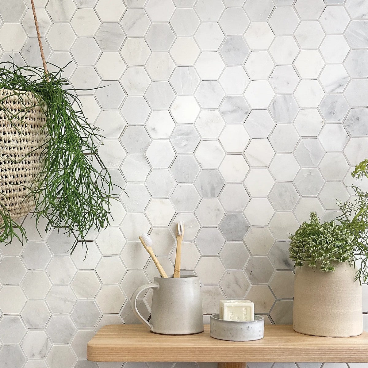 Easthampton East Hampton Large Hex - Aztec Tiles
