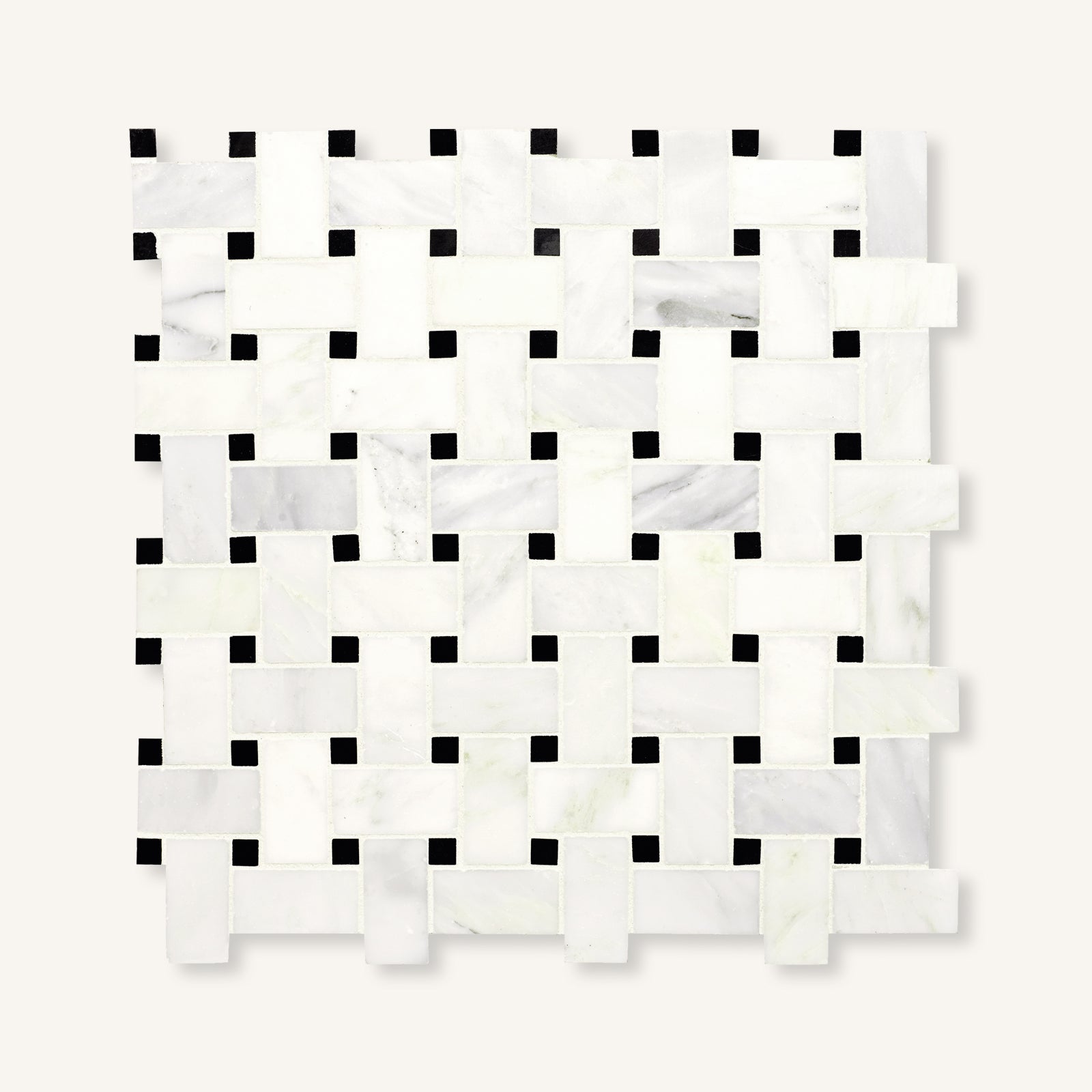 Easthampton East Hampton Honed Basketweave Mosaic - Aztec Tiles