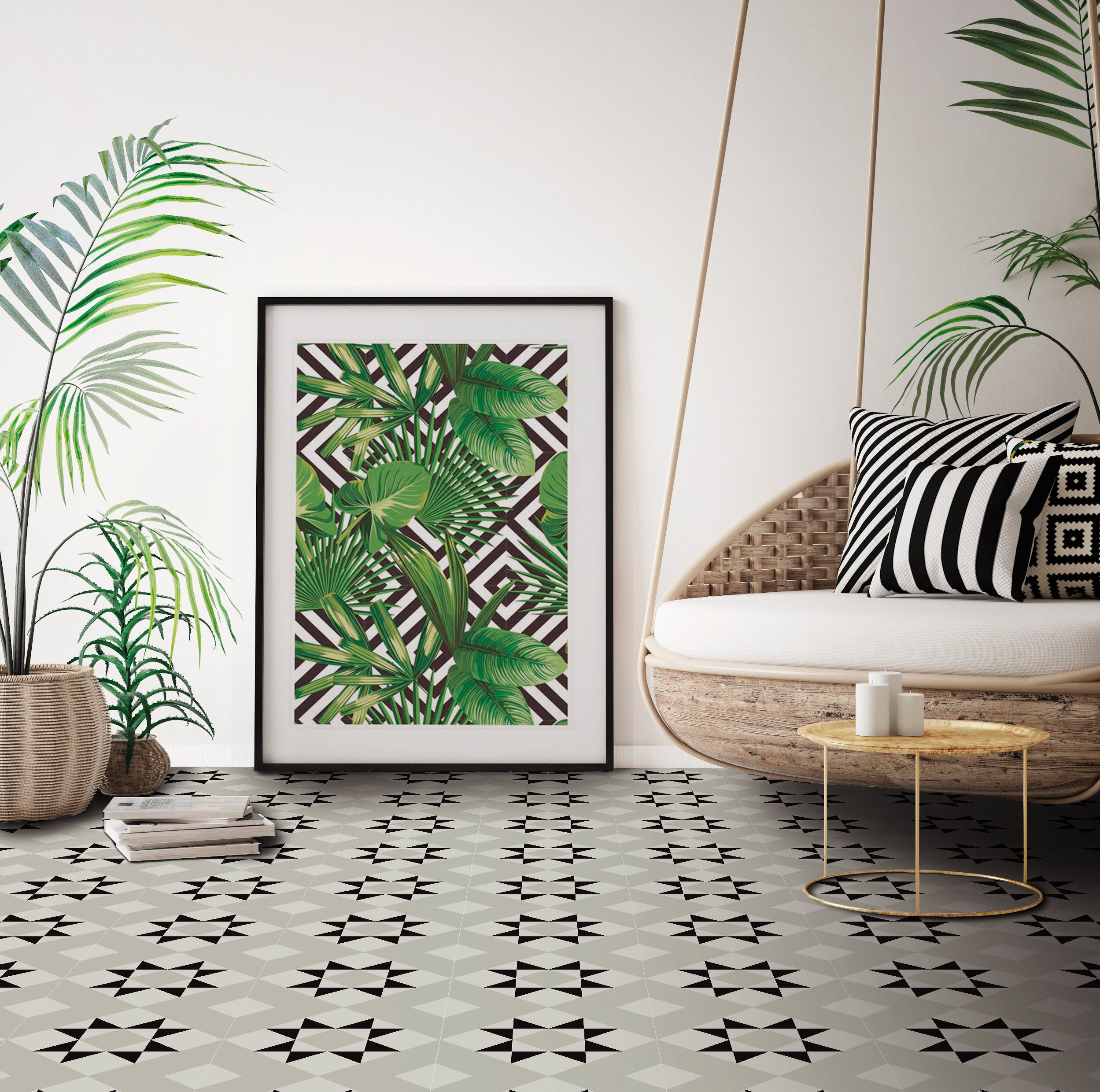 Georgian Grigio Décor 4 - Aztec Tiles