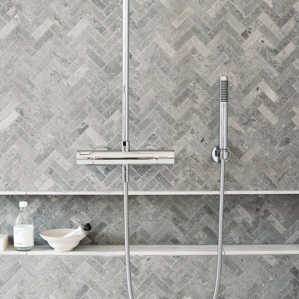 Hampton Bays Honed Herringbone Mosaic - Aztec Tiles