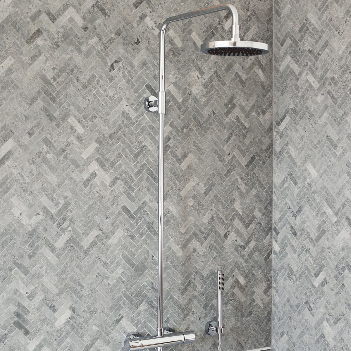 Hampton Bays Honed Herringbone Mosaic
