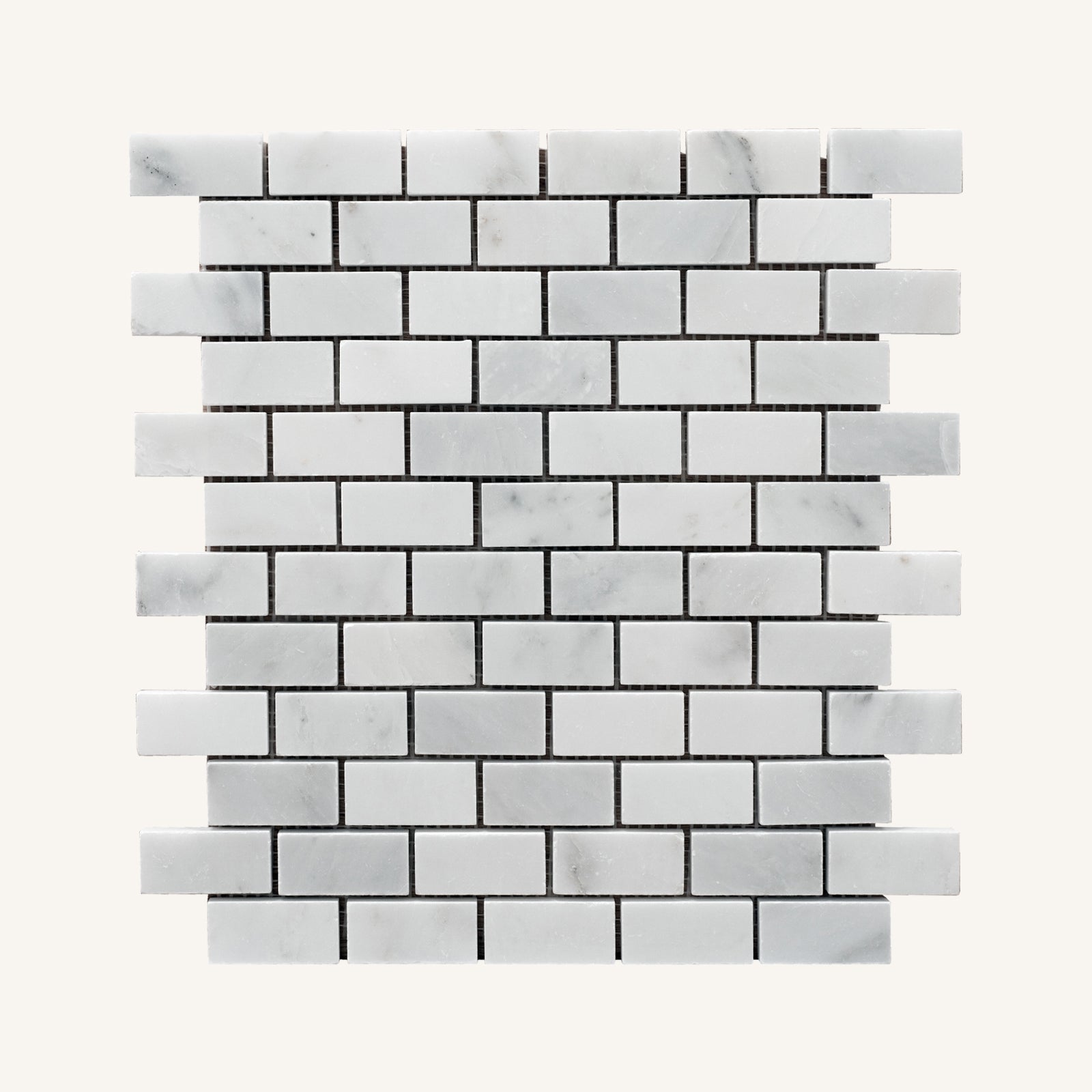 White Hampton Mosaic 23x48 - Aztec Tiles