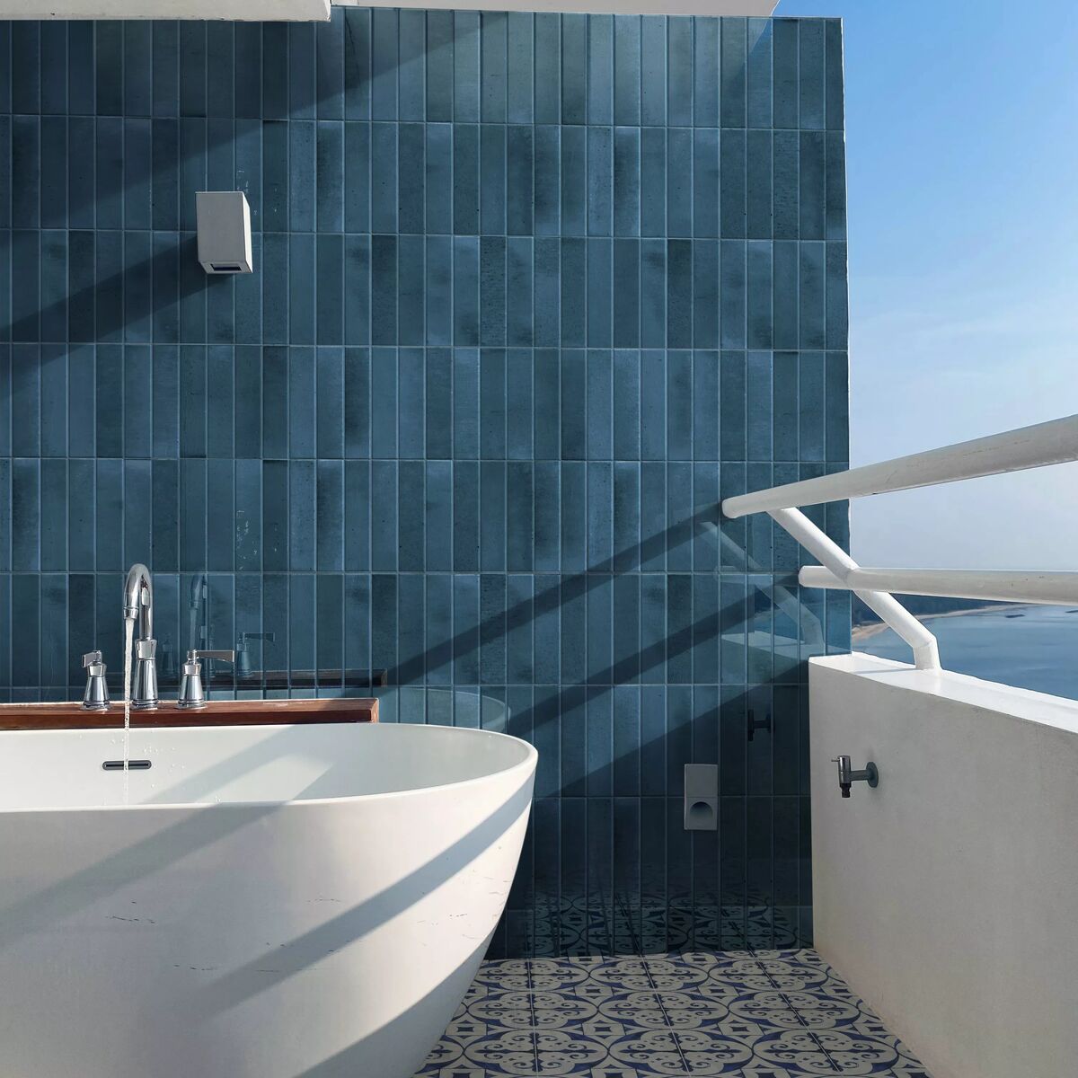 Ixworth Bar Navy - Aztec Tiles