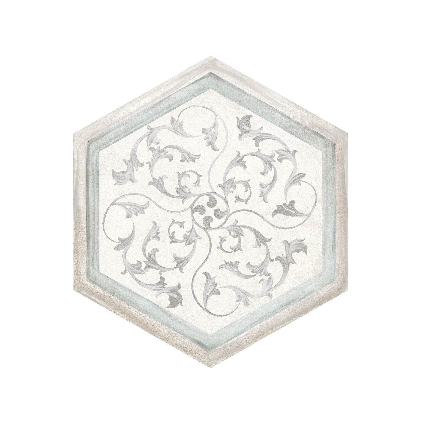 Lisbon Hexagon Iris Verde