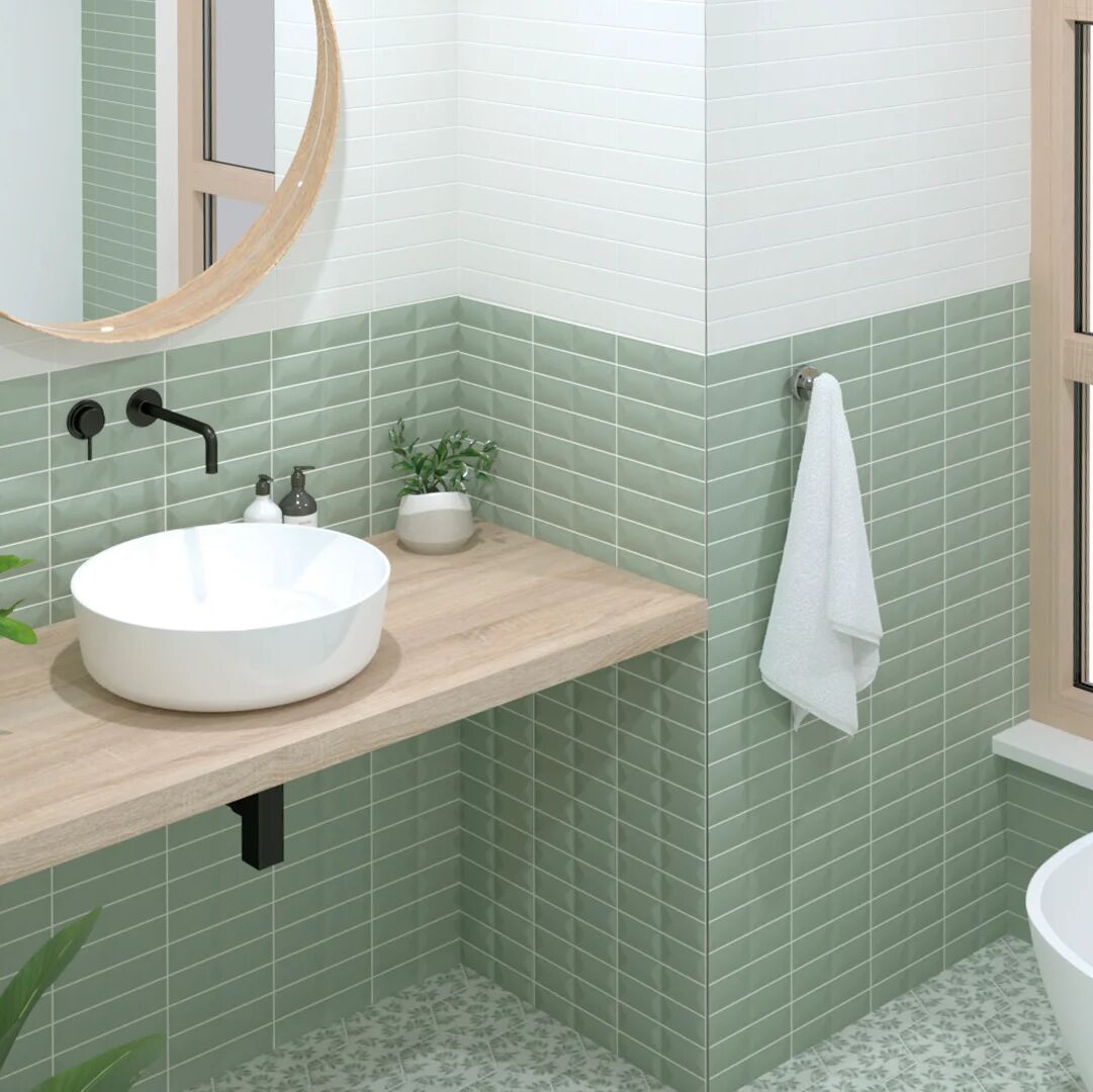 Levante Fold Sage - Aztec Tiles