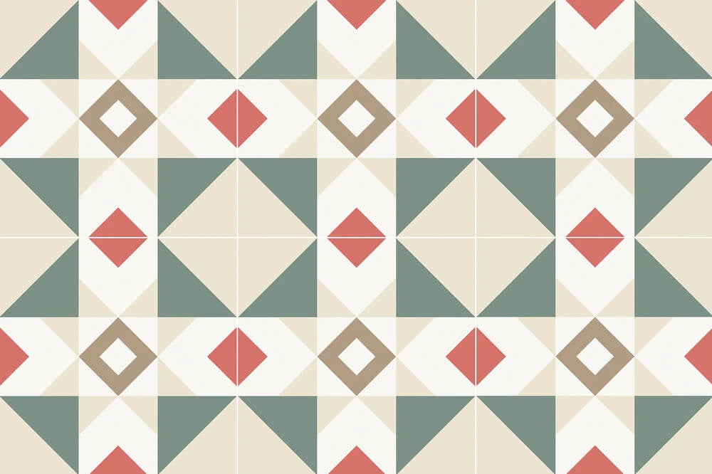 Georgian Triangle Décor 2 - Aztec Tiles