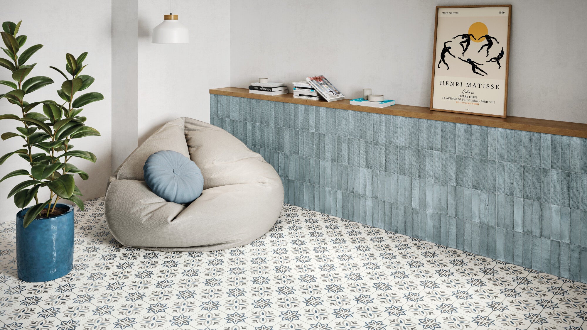 Provence Amelie Blue - Aztec Tiles