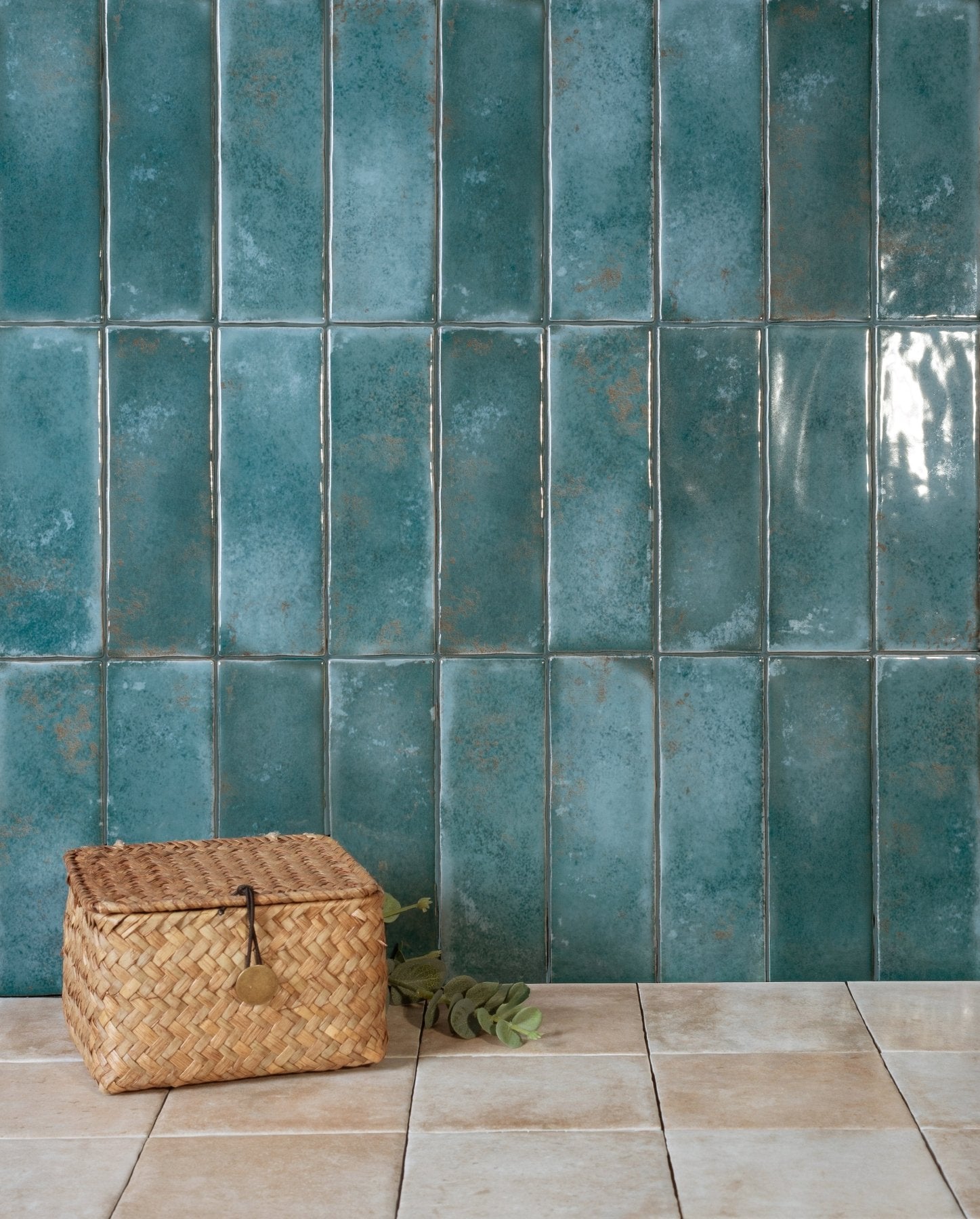 Raku Blue - Aztec Tiles