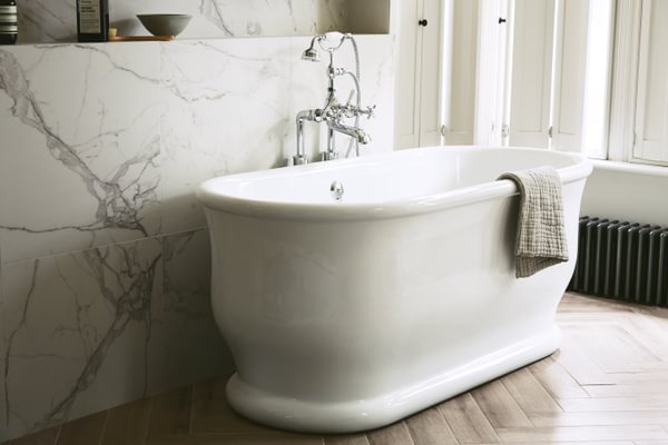 South Beach Townsend Marble Effect Tile 59.5 x 59.5 - Aztec Tiles