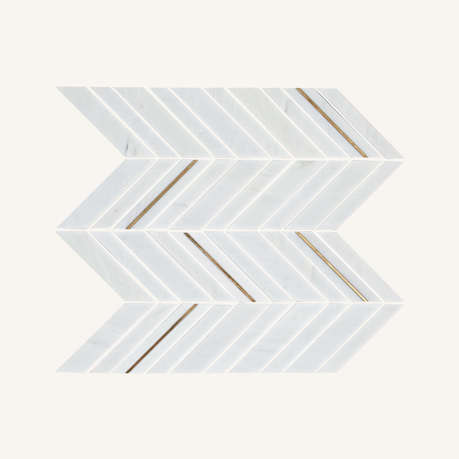 East Hampton Chevron Mosaic - Aztec Tiles