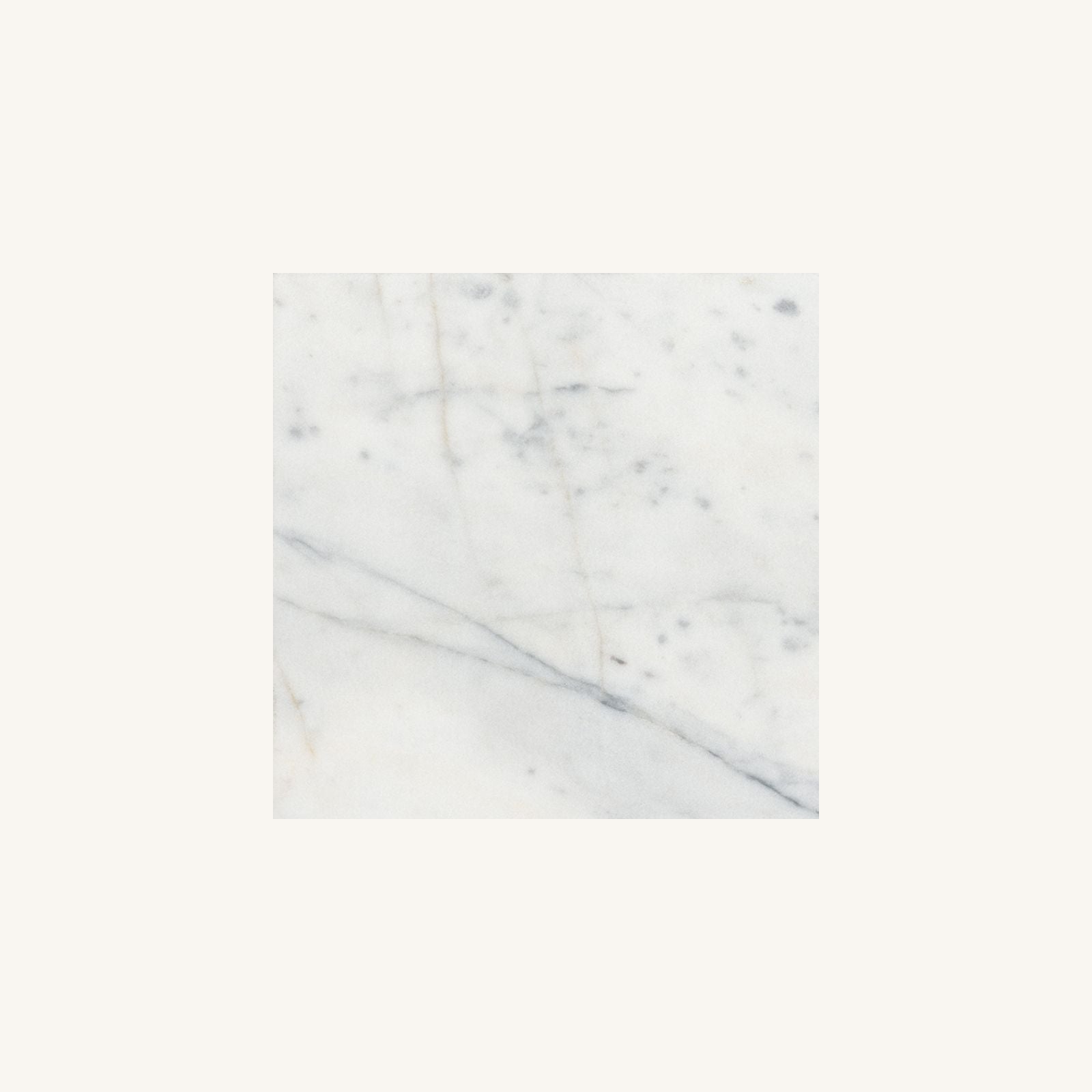 Tessera White Marble Square