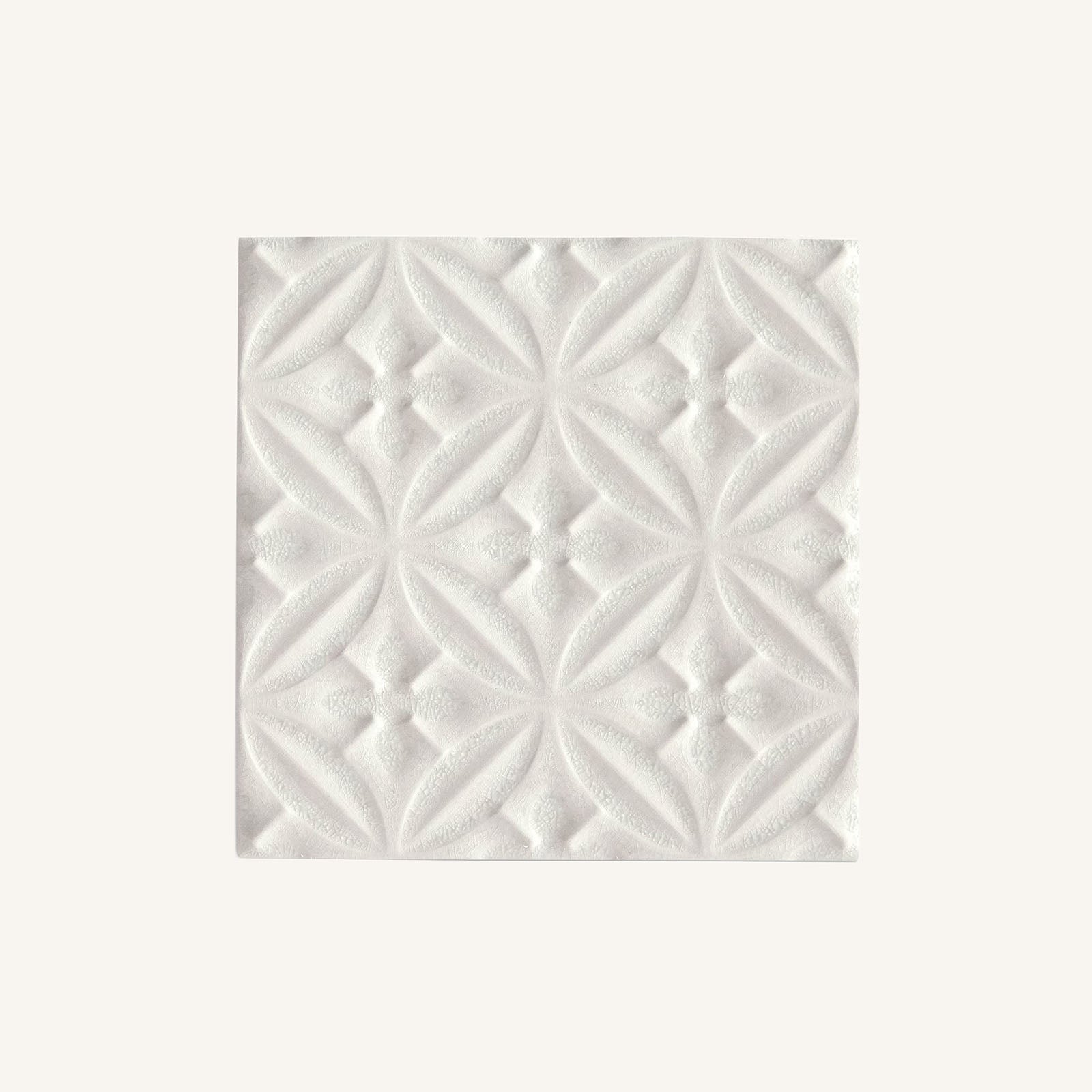 Alhambra White Decorated - Aztec Tiles