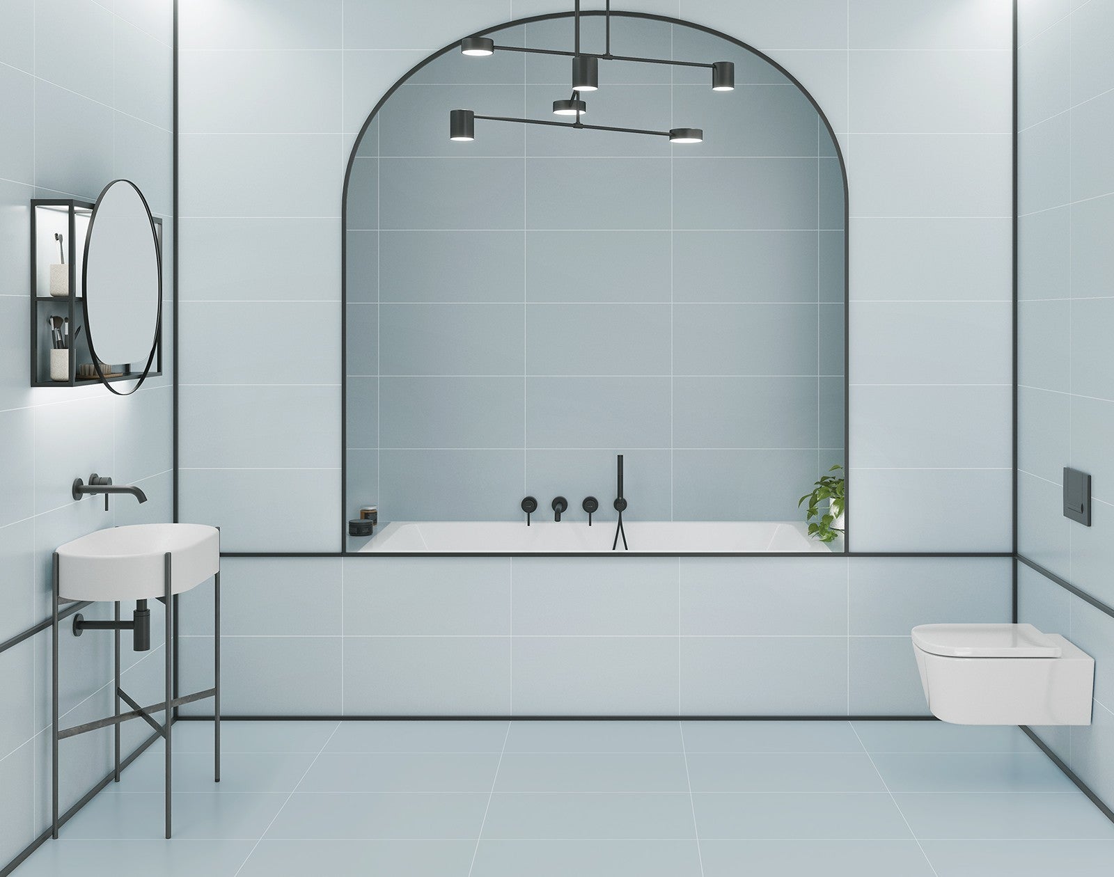 Architecture Blue - Aztec Tiles