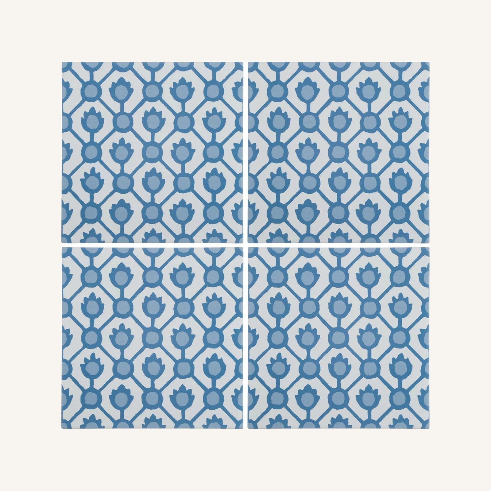 Designers Guild Jaal Cobalt - Aztec Tiles