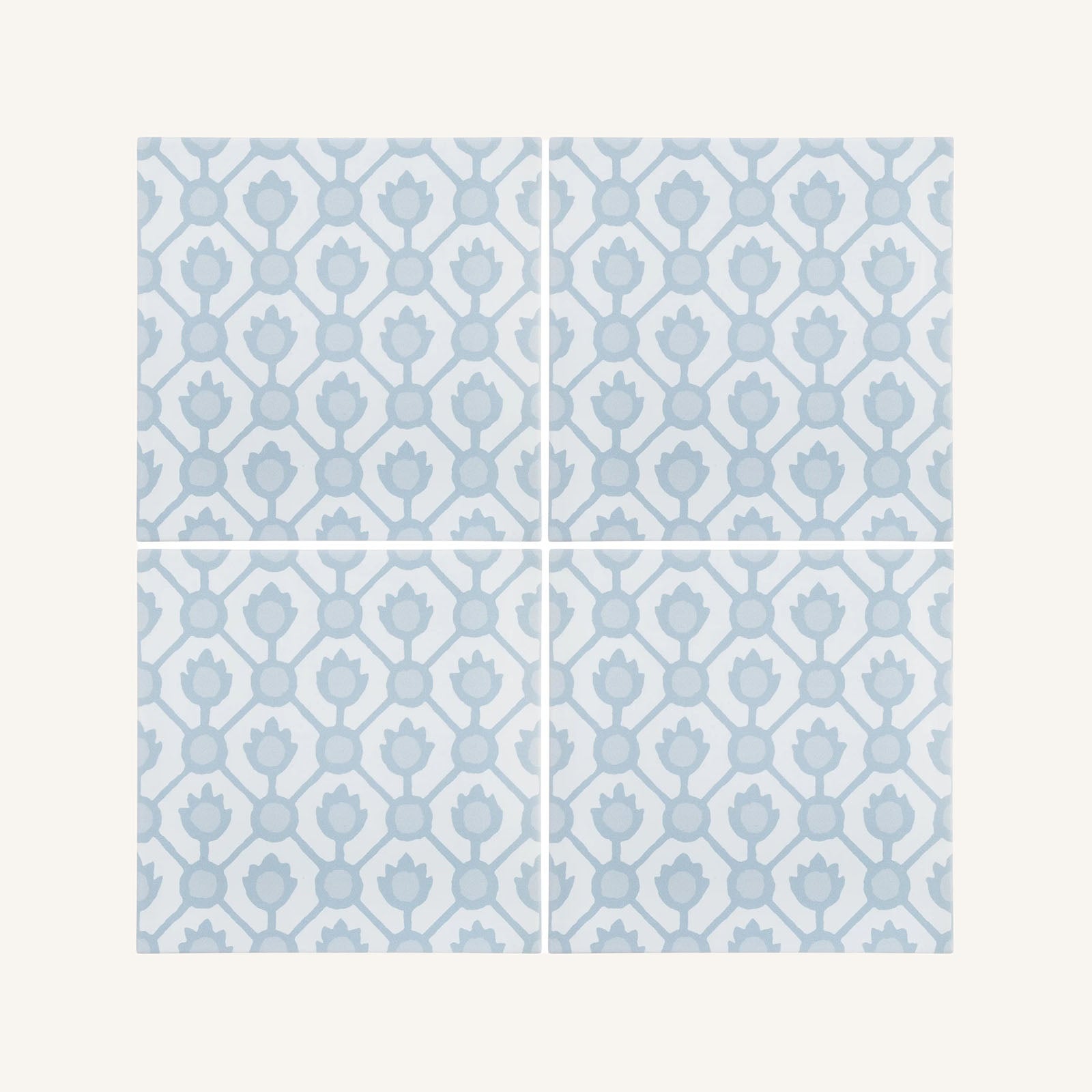 Designers Guild Jaal Sky Blue - Aztec Tiles