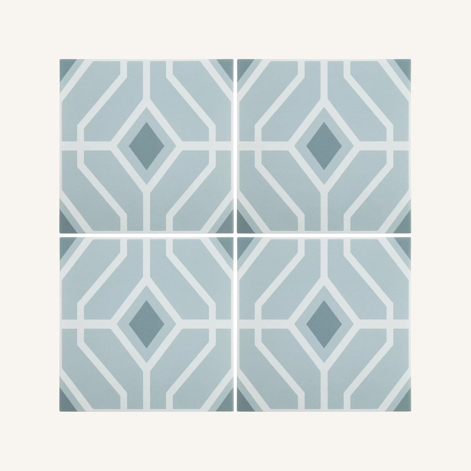 Designers Guild Laterza Cloud - Aztec Tiles