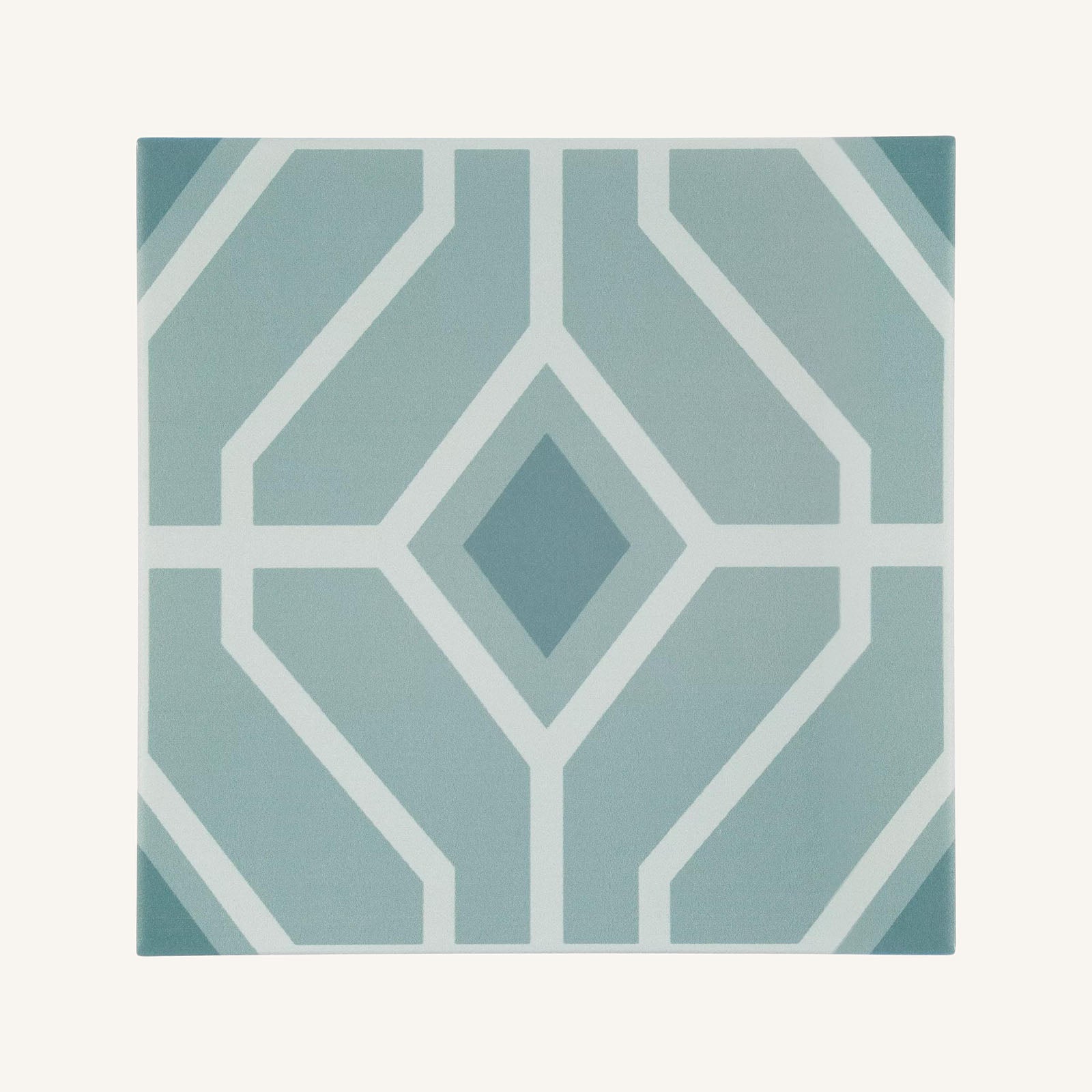 Designers Guild Laterza Slate Blue - Aztec Tiles