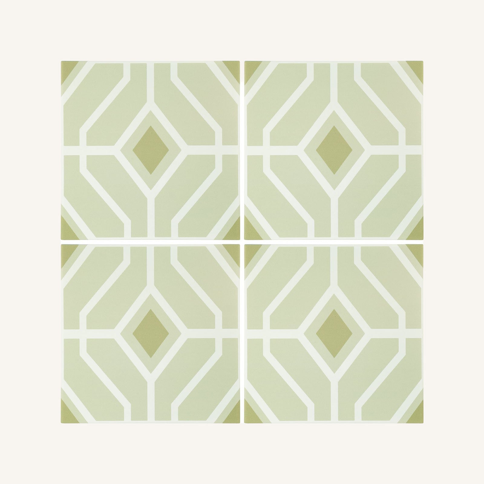 Designers Guild Laterza Willow - Aztec Tiles