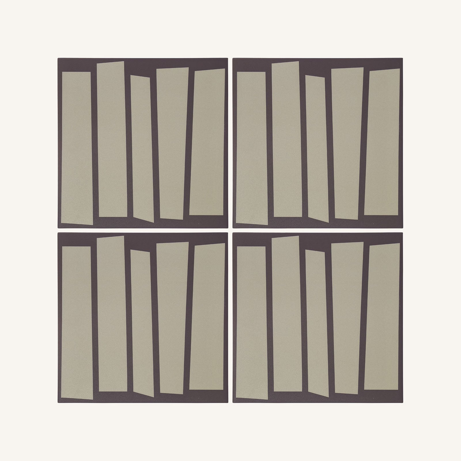 Kelly Hoppen Strip Beige and Black - Aztec Tiles