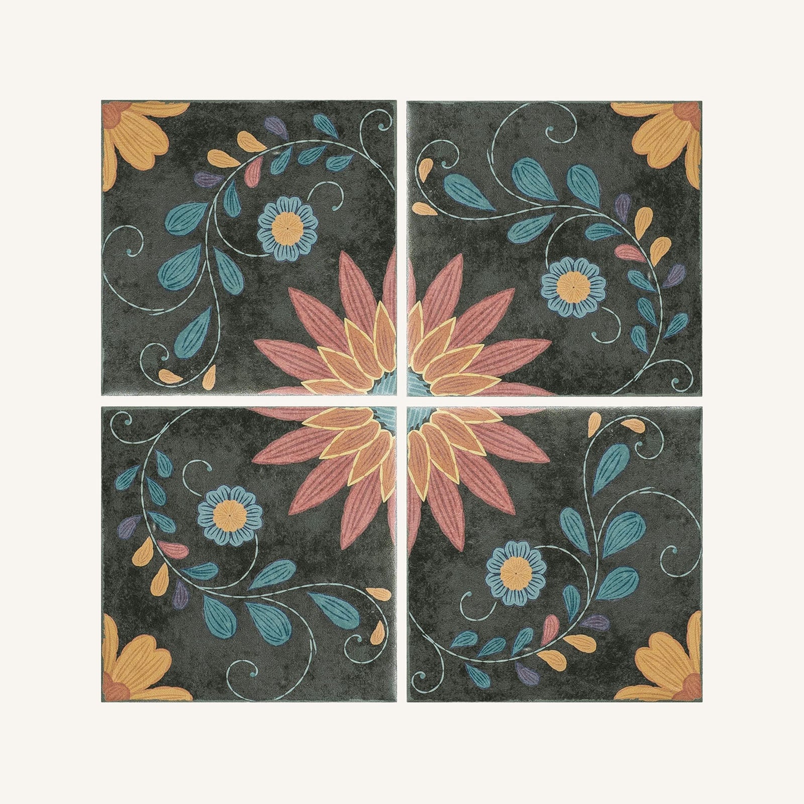 Kelmscott Blackwell - Aztec Tiles