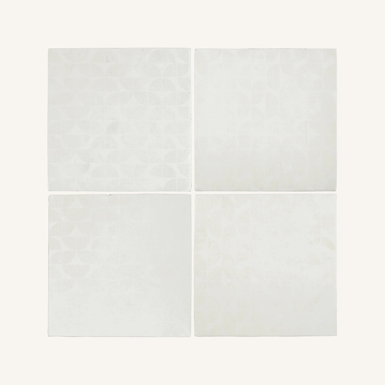 Kelmscott Lytes White - Aztec Tiles