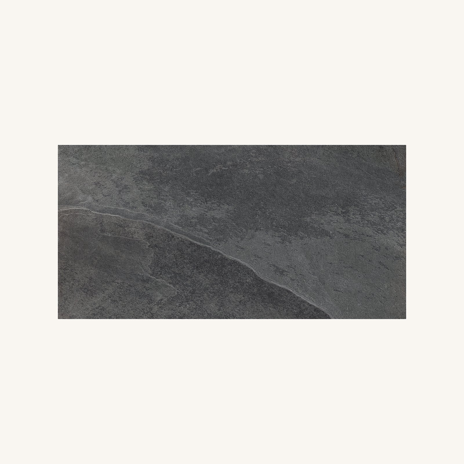 Shale Rectangular Slate Effect Tile Black 120 x 60