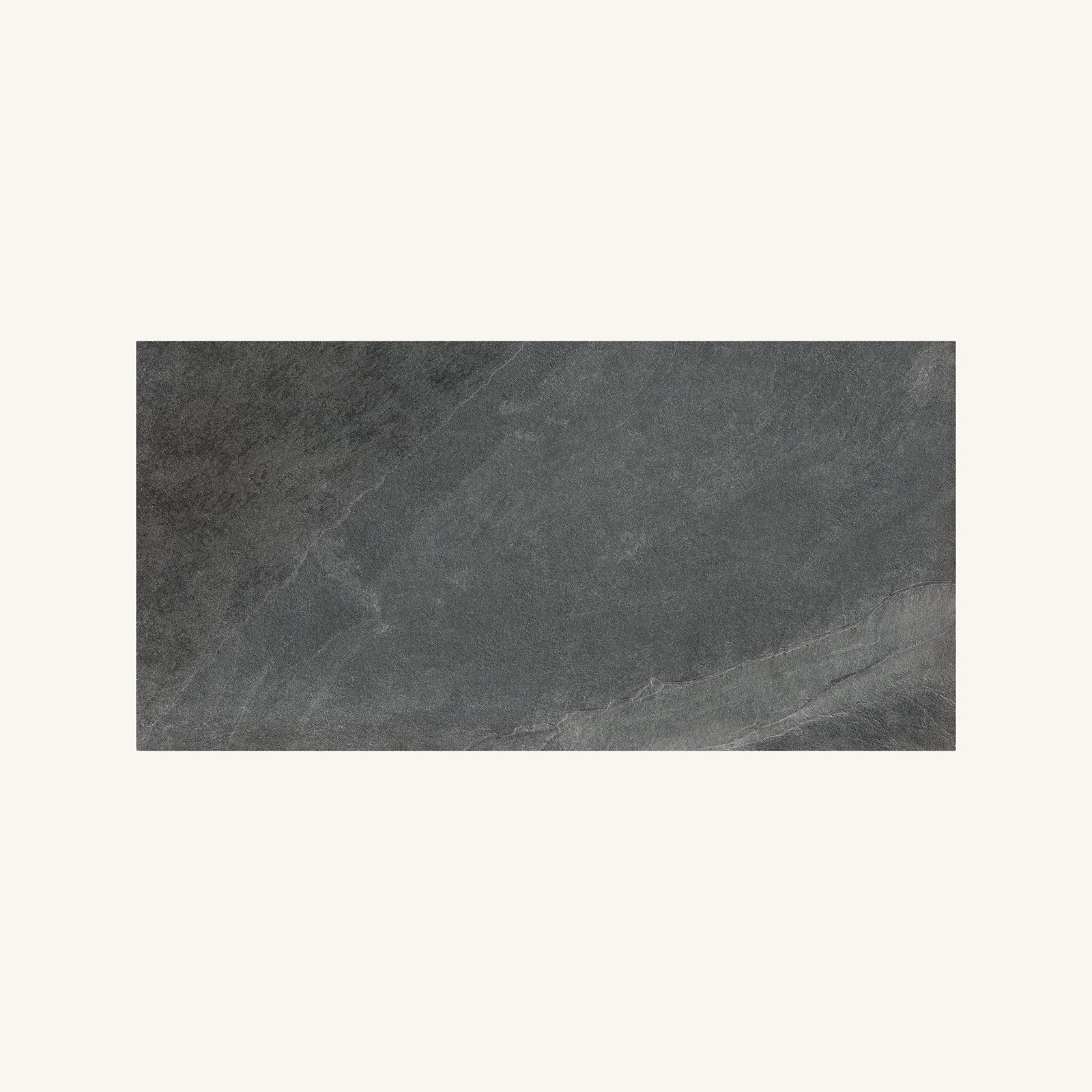 Shale Rectangular Slate Effect Tile Black 120 x 60