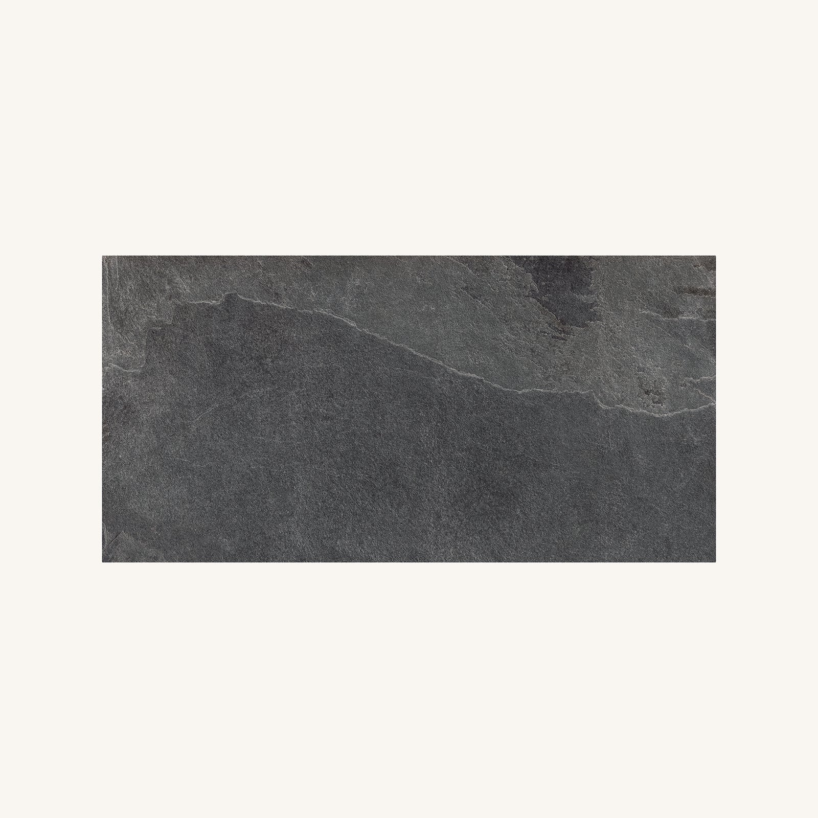 Shale Rectangular Slate Effect Tile Black 120 x 60