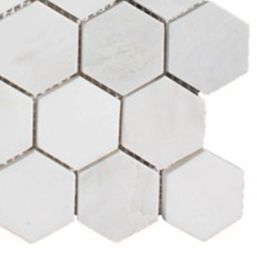 Hampton Hexagon large mosaic tiles