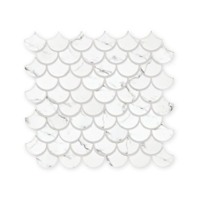 Aspen Scallop Mosaic tiles