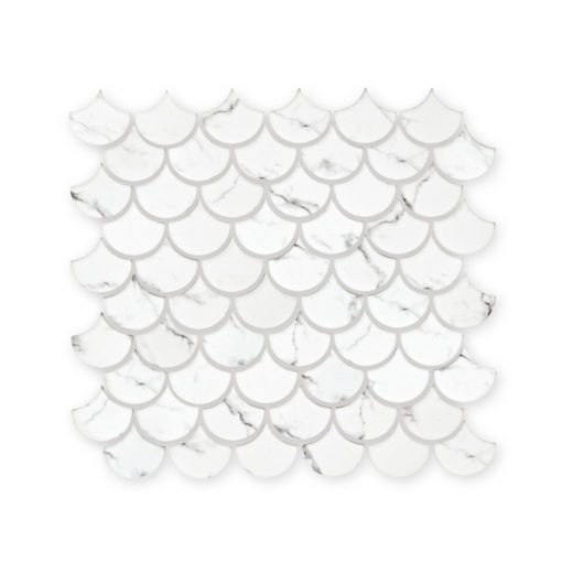 Aspen Scallop Mosaic tiles